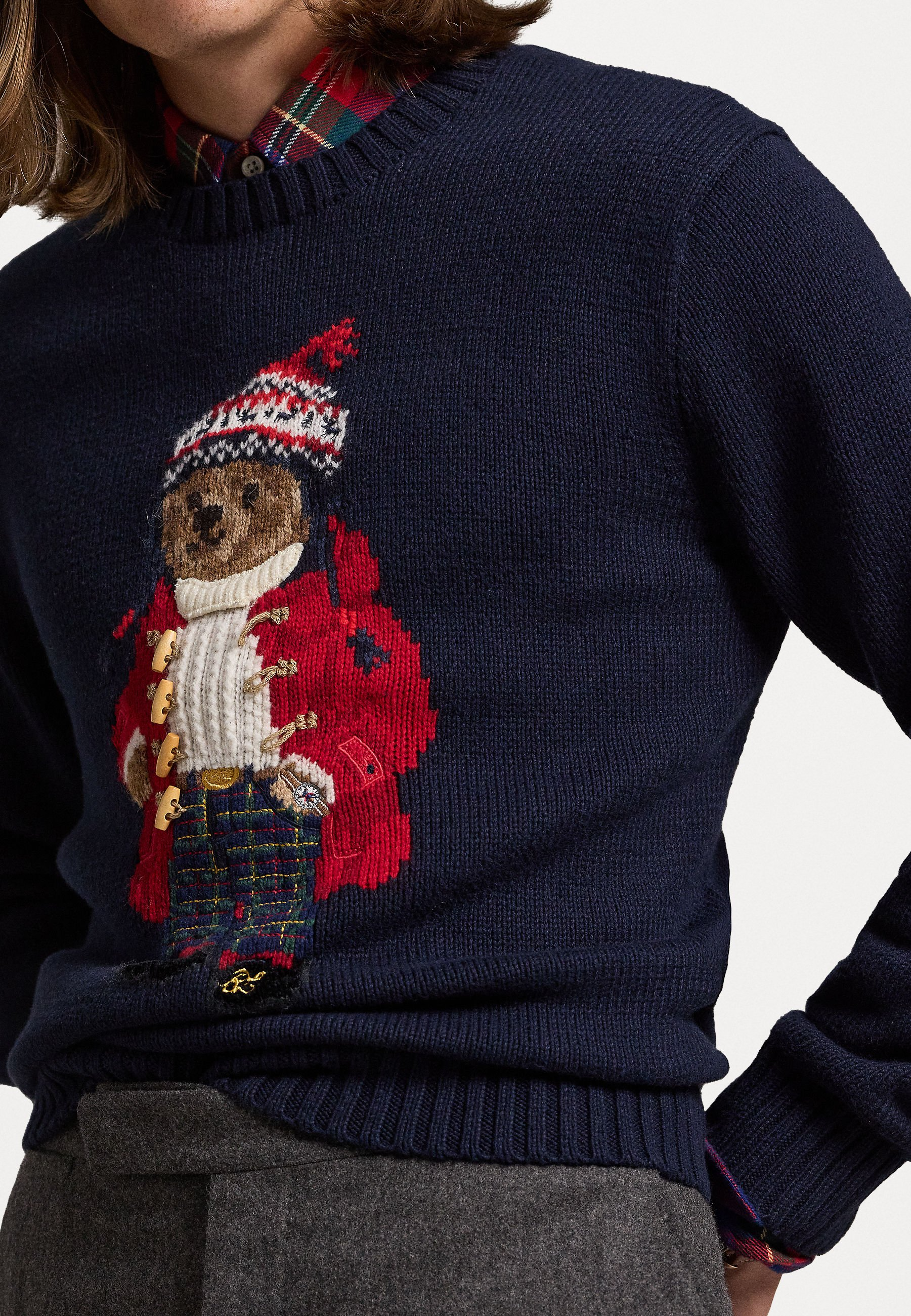Suéter Ralph Lauren | Polo Bear com touca Natal