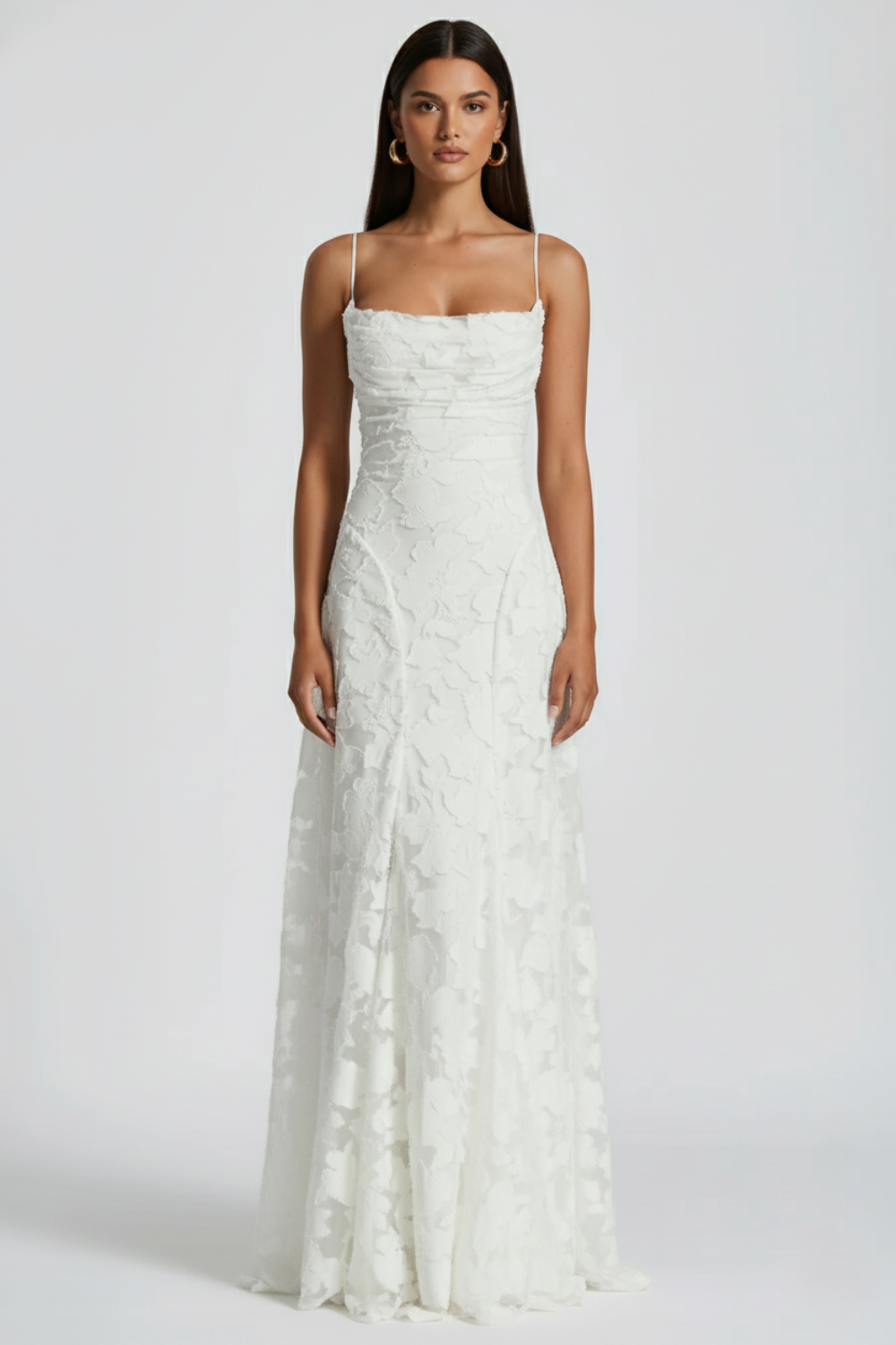 Vestido Longo Bustier Chris - Azul Marinho