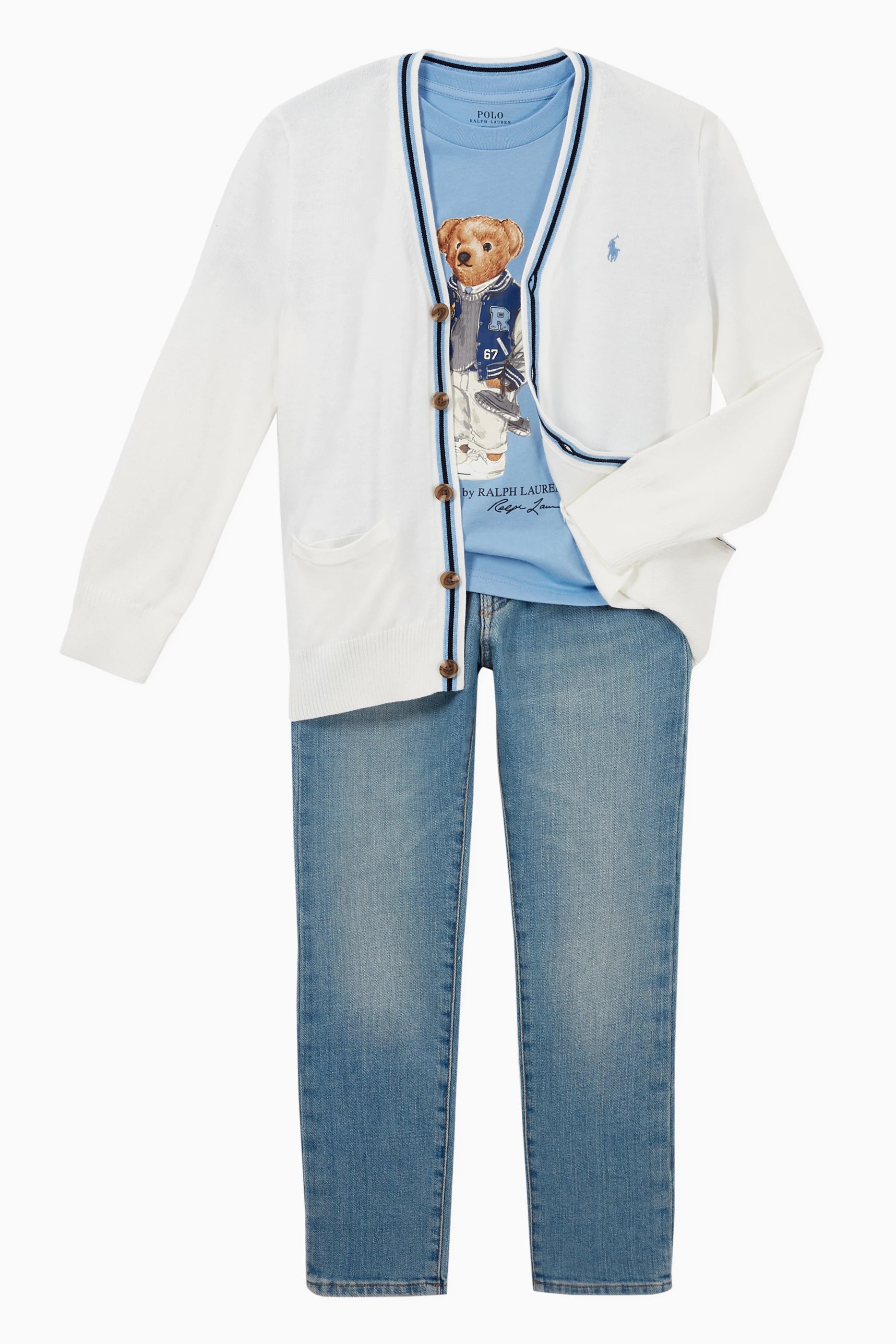 Camiseta Ralph Lauren | Bear com Jaqueta