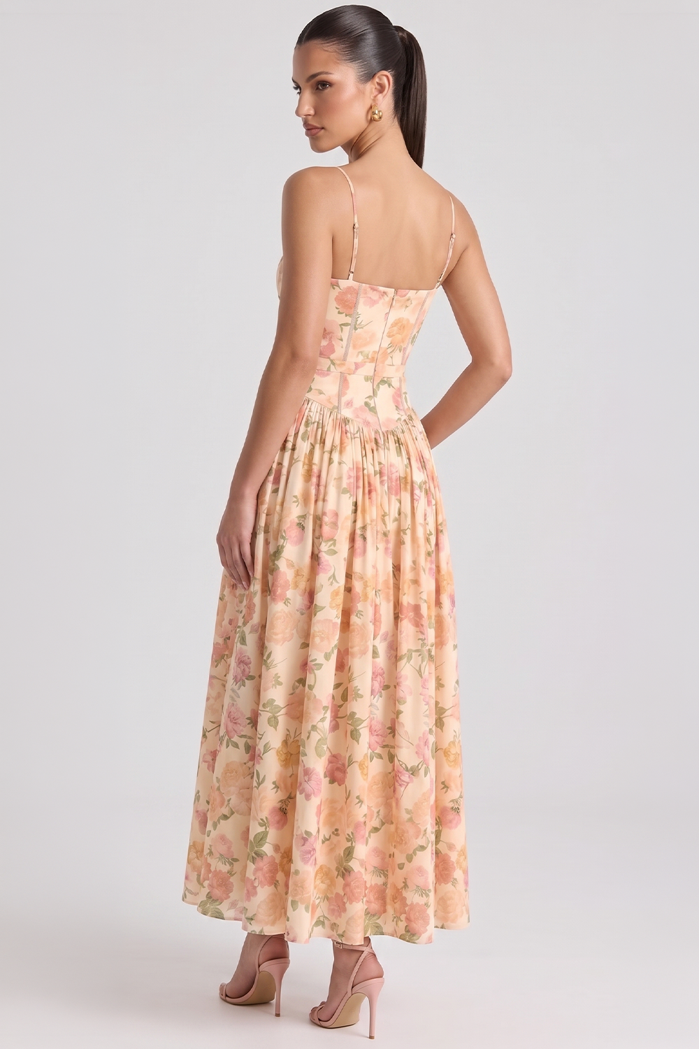 Vestido Modelador Camille - Branco Floral