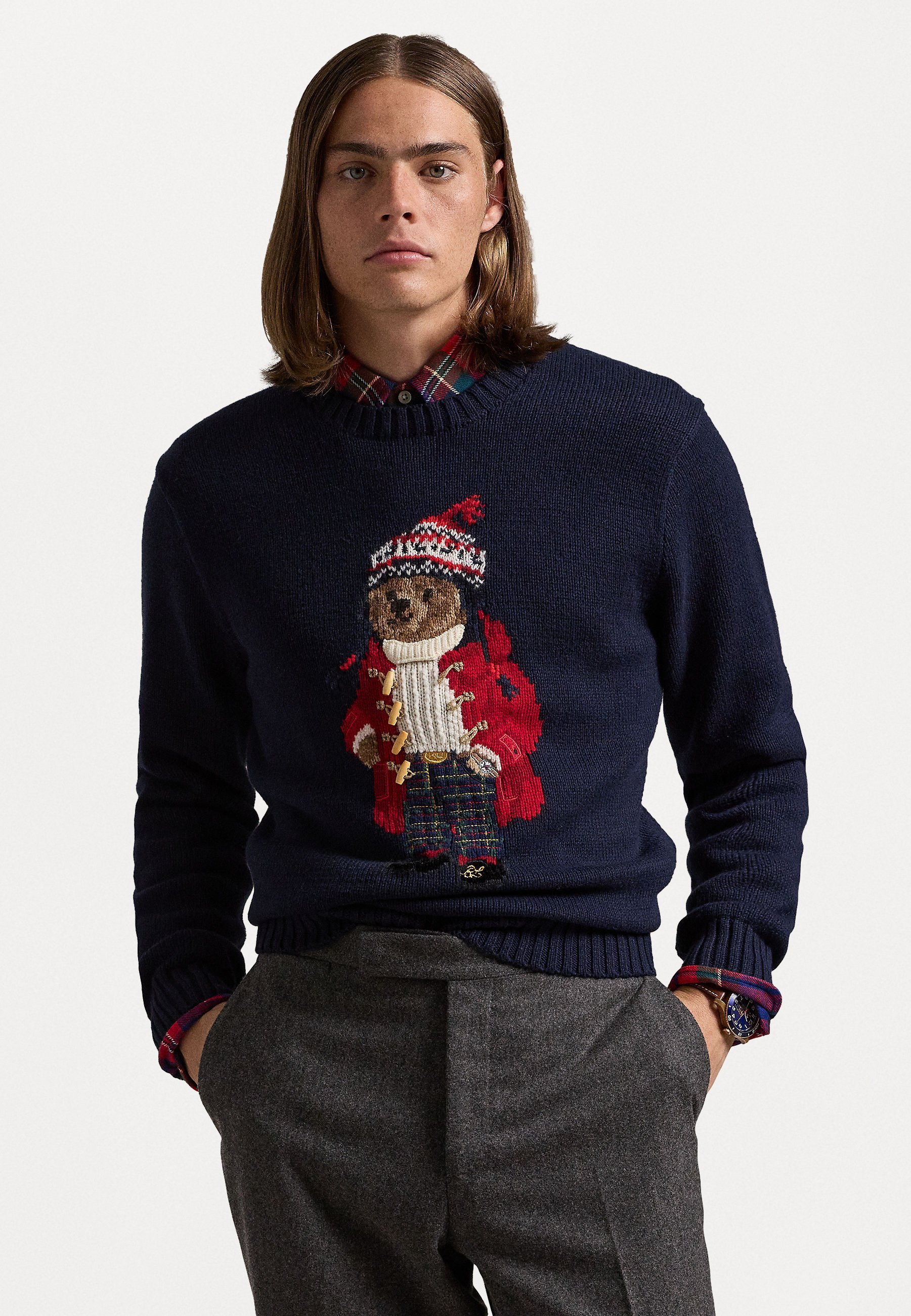 Suéter Ralph Lauren | Polo Bear com touca Natal