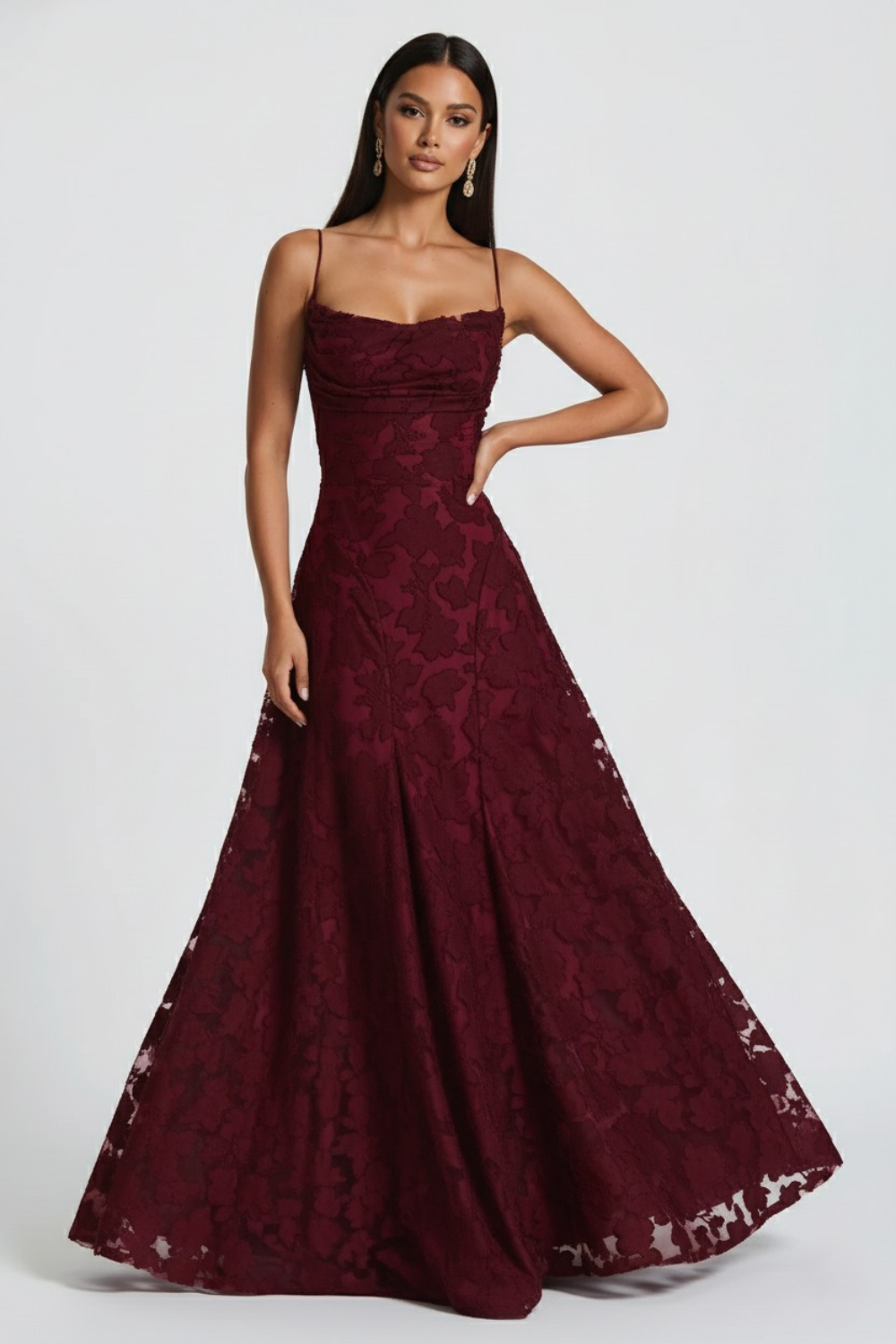 Vestido Longo Bustier Chris - Azul Marinho