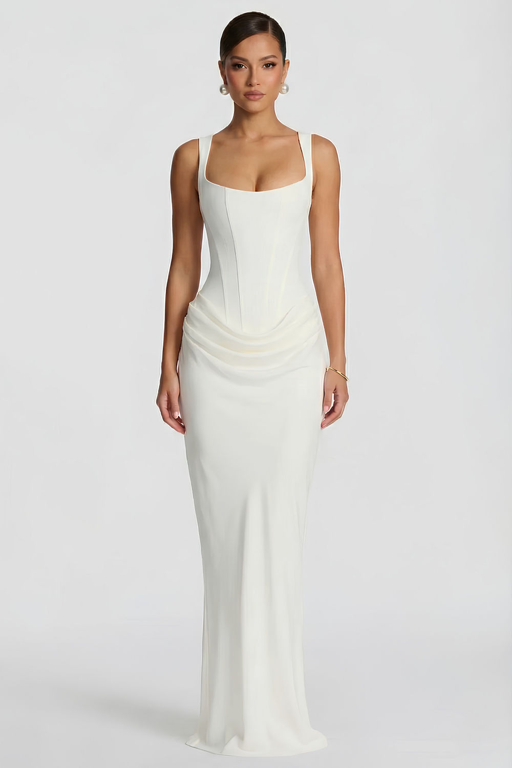 Vestido Longo Bustier Amelli - Branco