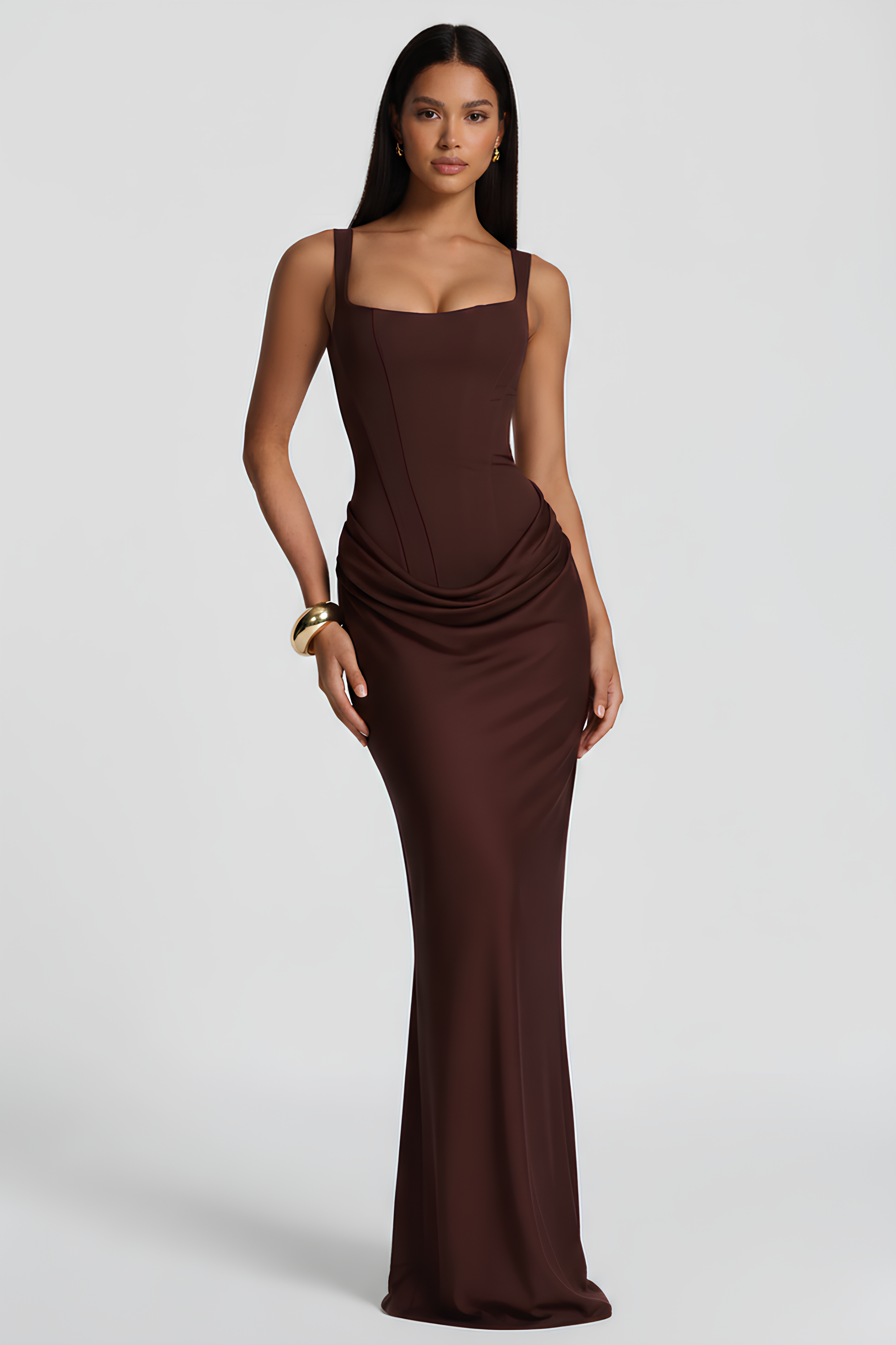 Vestido Longo Bustier Amelli - Branco