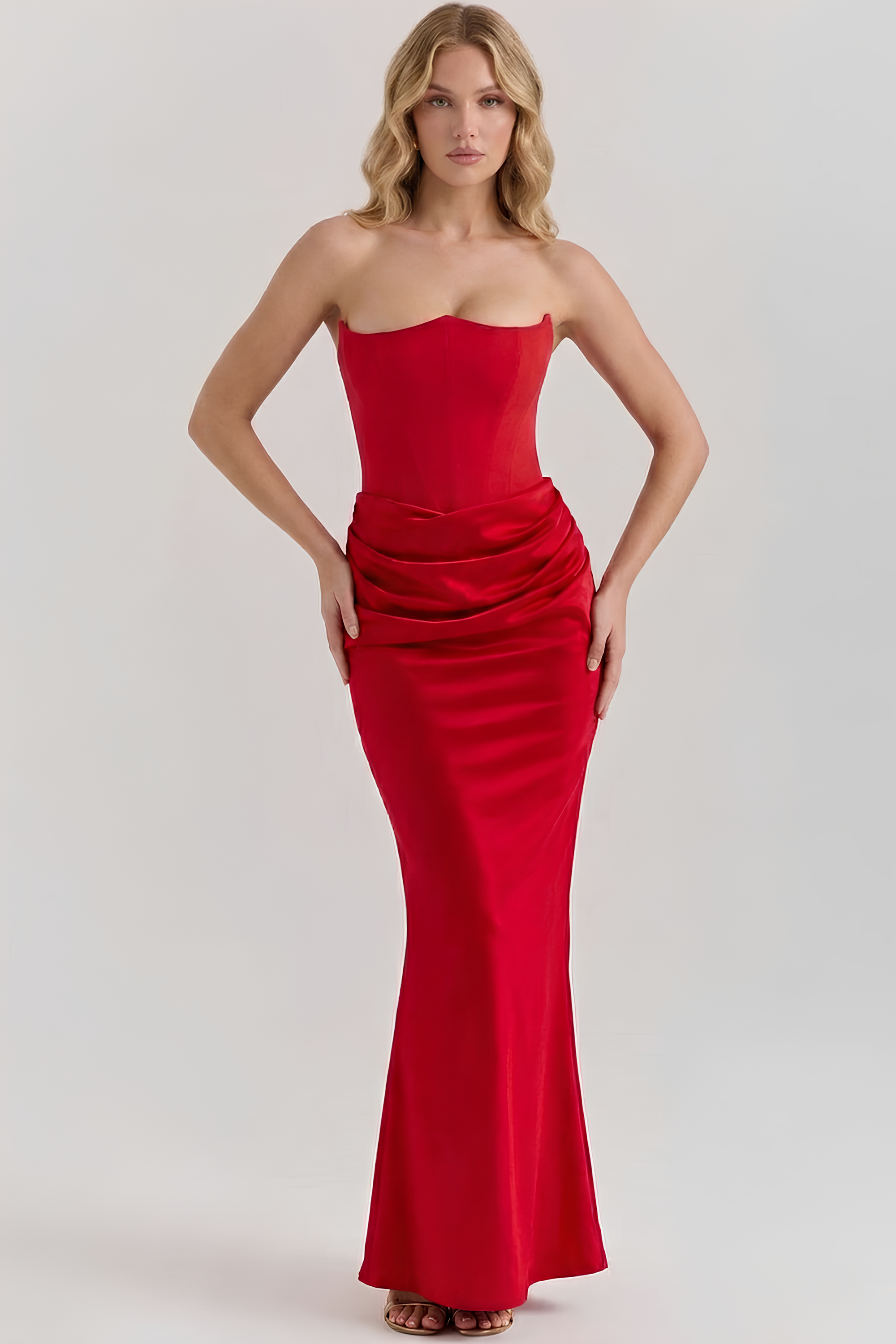 Vestido Longo Modelador Elsa - Verde Musgo