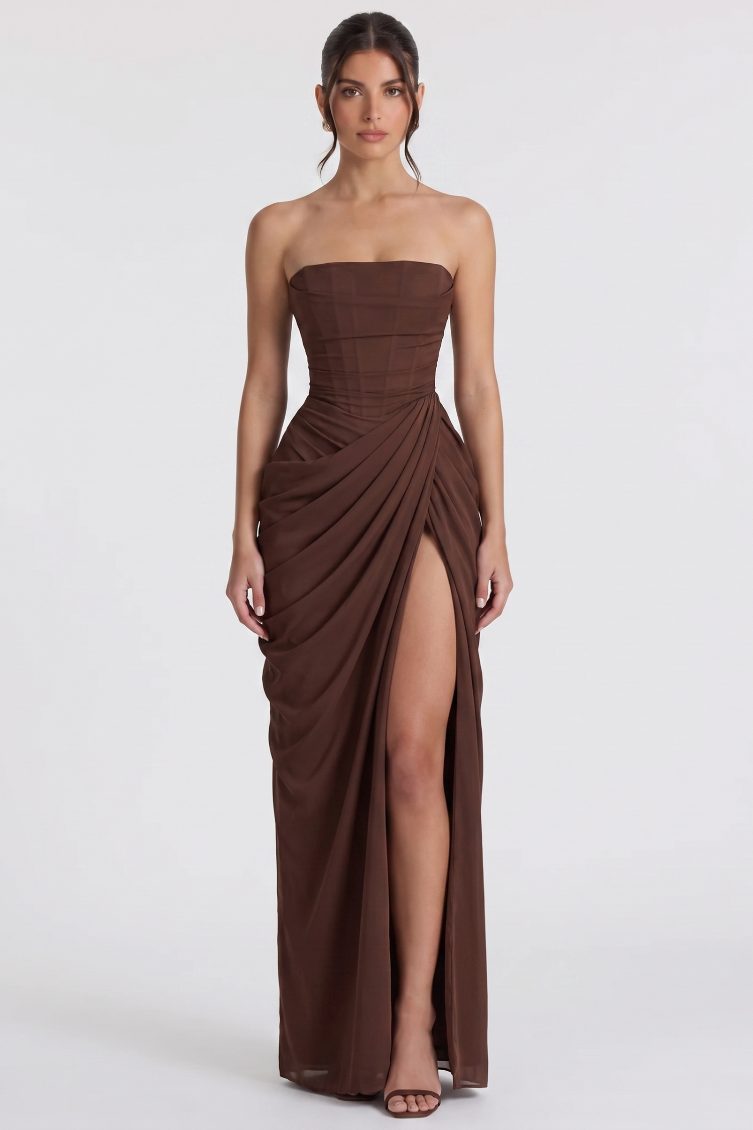 Vestido Longo Bustier Bianca - Amarelo