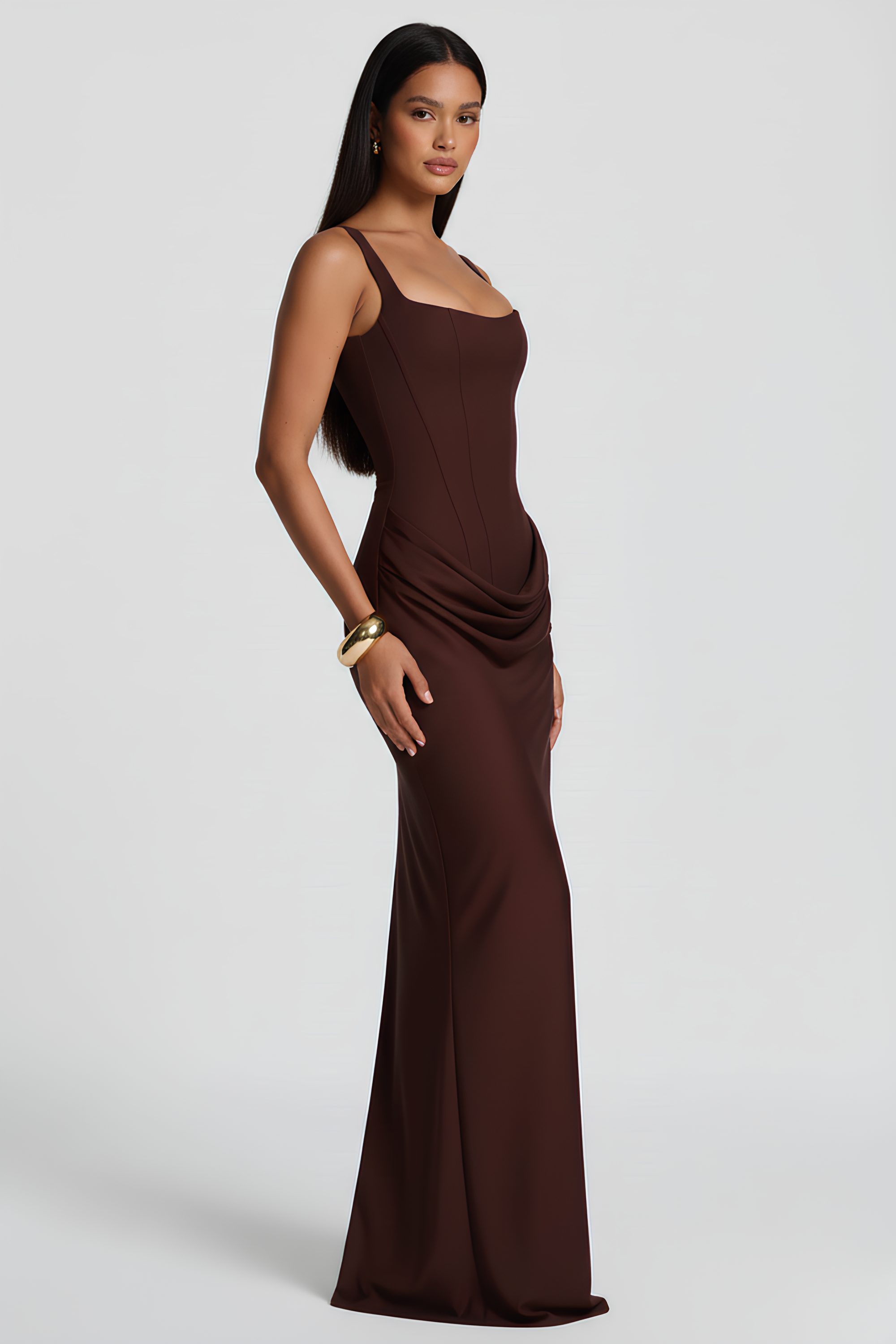 Vestido Longo Bustier Amelli - Branco