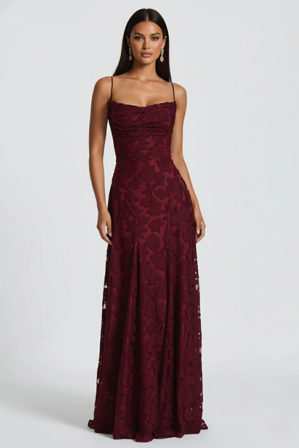 Vestido Longo Bustier Chris - Azul Marinho