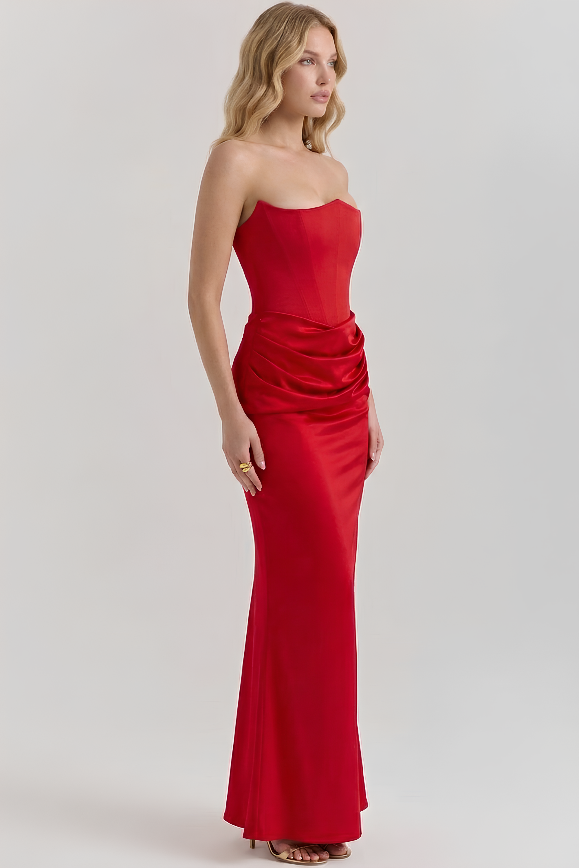 Vestido Longo Modelador Elsa - Verde Musgo