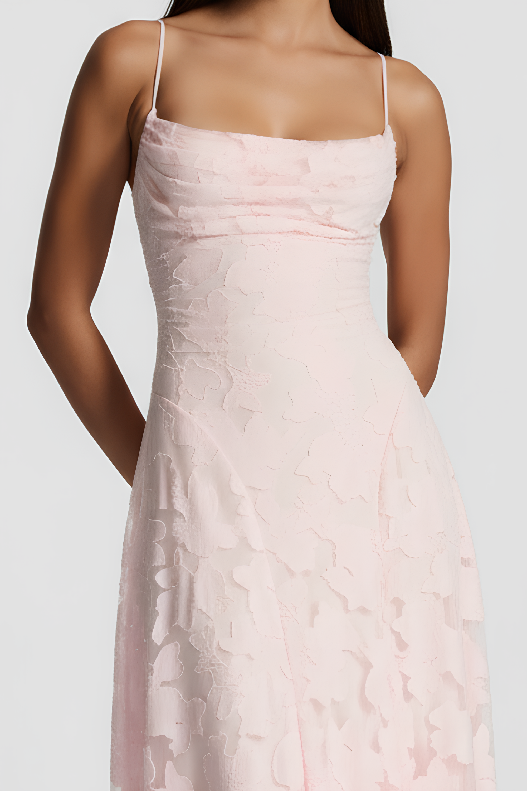 Vestido Longo Bustier Chris - Azul Marinho
