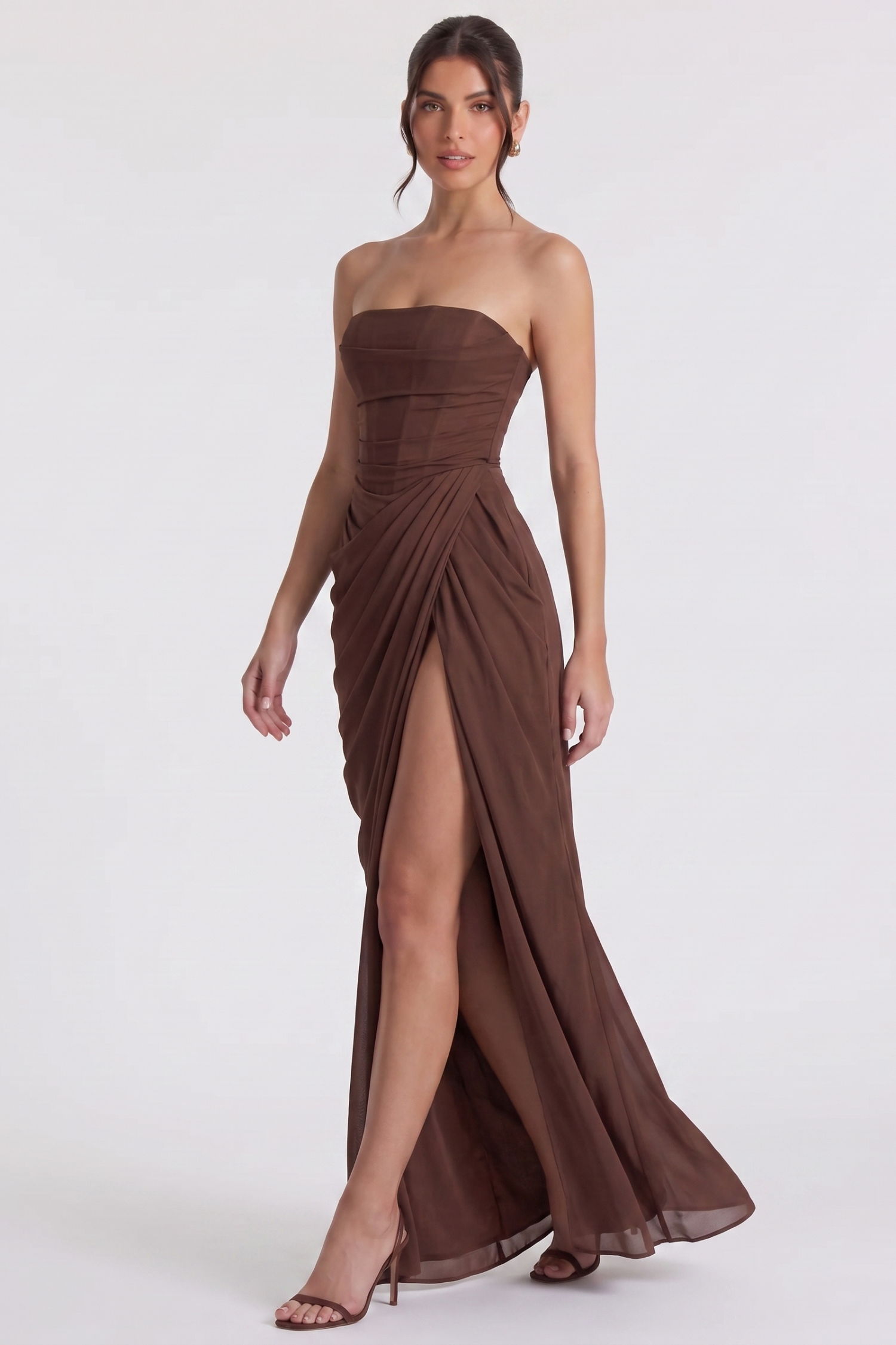 Vestido Longo Bustier Bianca - Amarelo