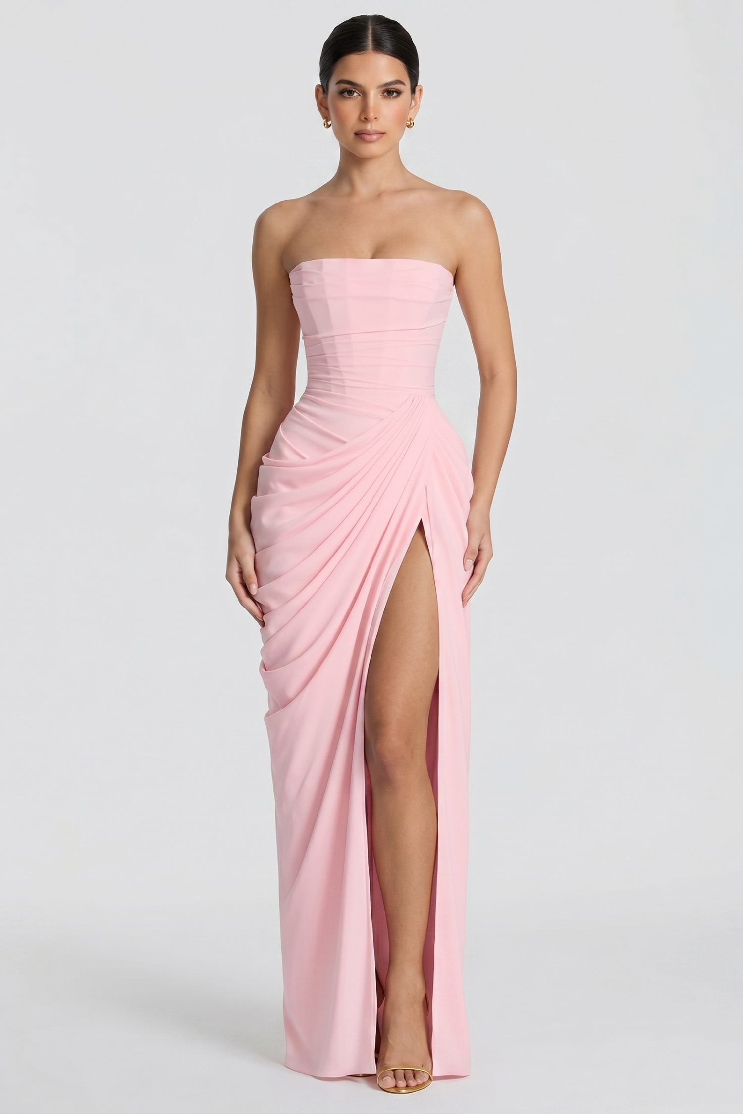 Vestido Longo Bustier Bianca - Amarelo