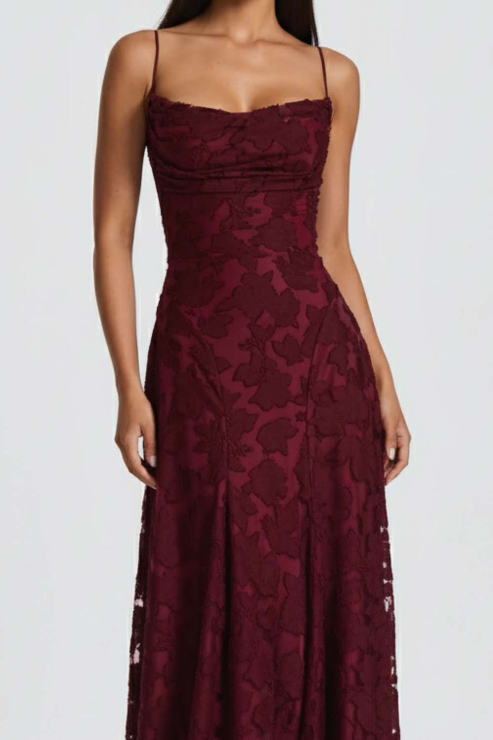 Vestido Longo Bustier Chris - Azul Marinho