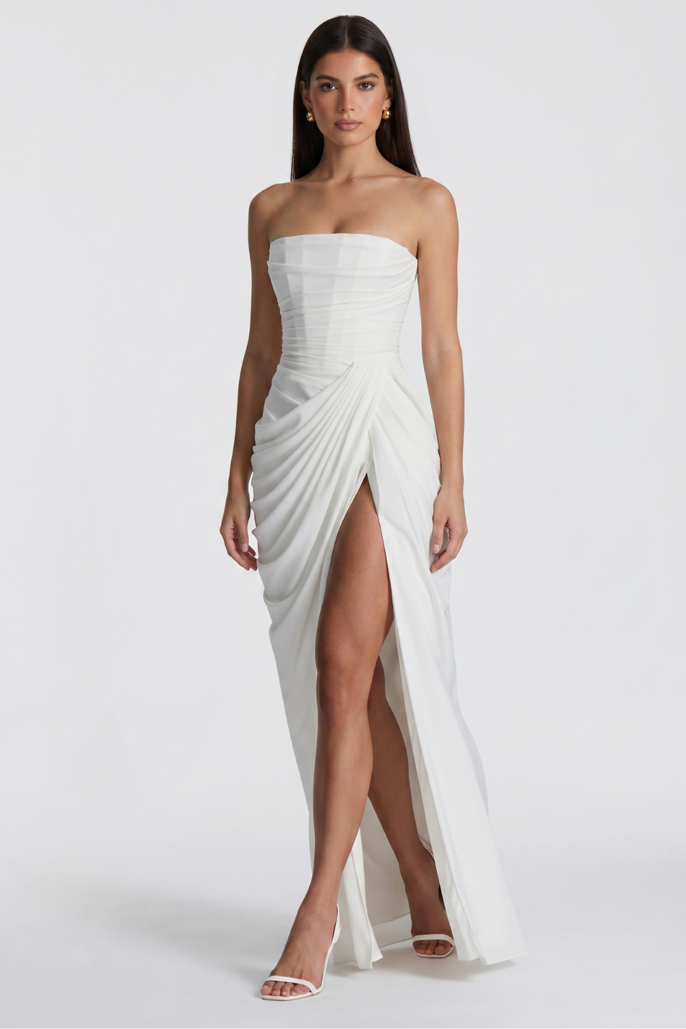 Vestido Longo Bustier Bianca - Amarelo