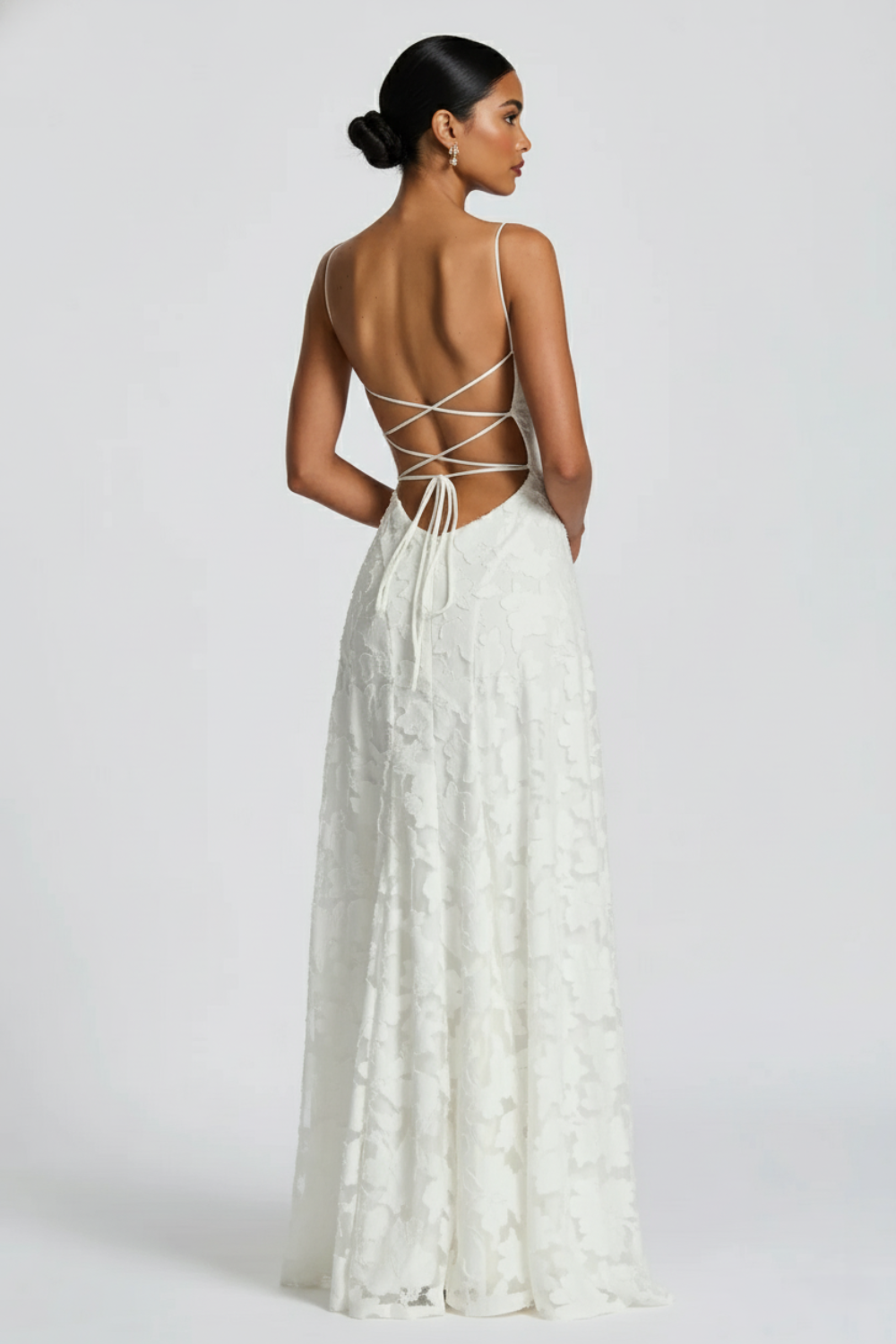 Vestido Longo Bustier Chris - Azul Marinho