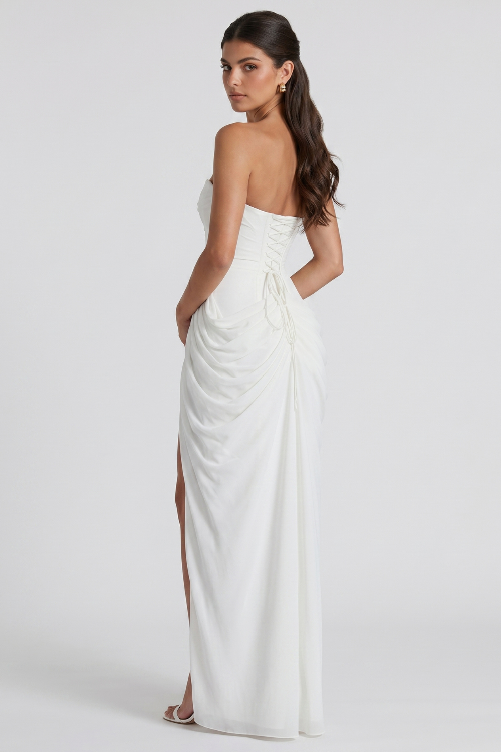 Vestido Longo Bustier Bianca - Amarelo