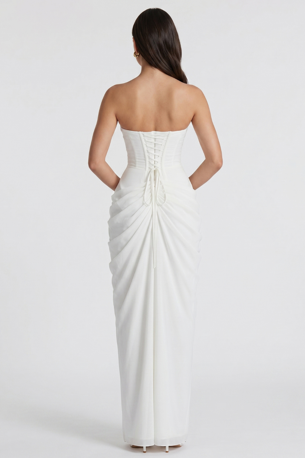 Vestido Longo Bustier Bianca - Amarelo