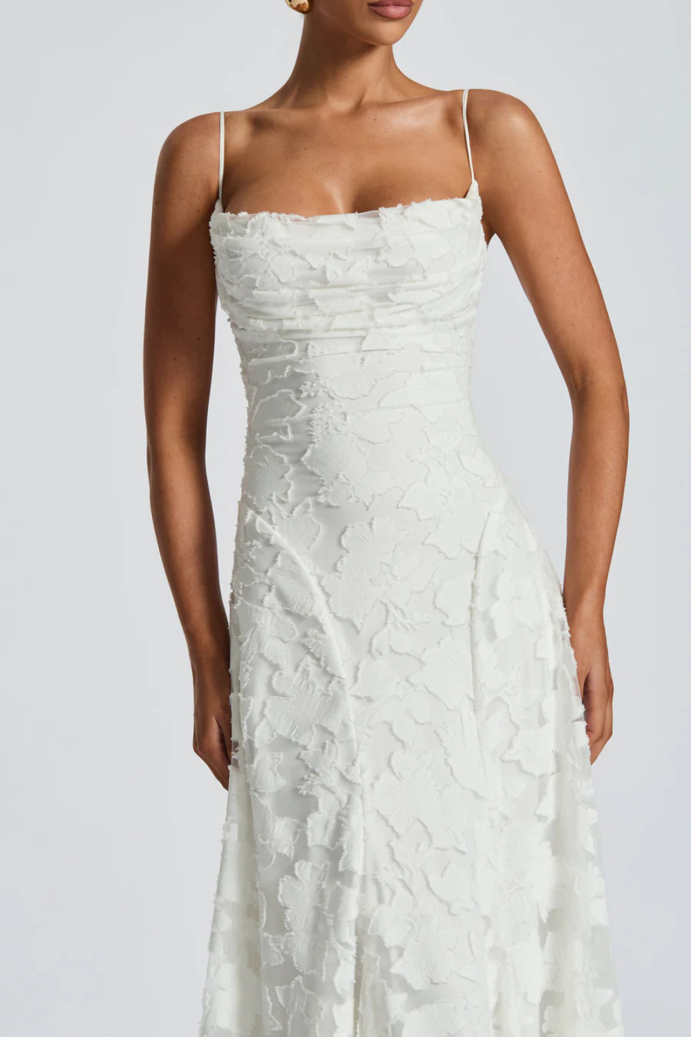 Vestido Longo Bustier Chris - Azul Marinho