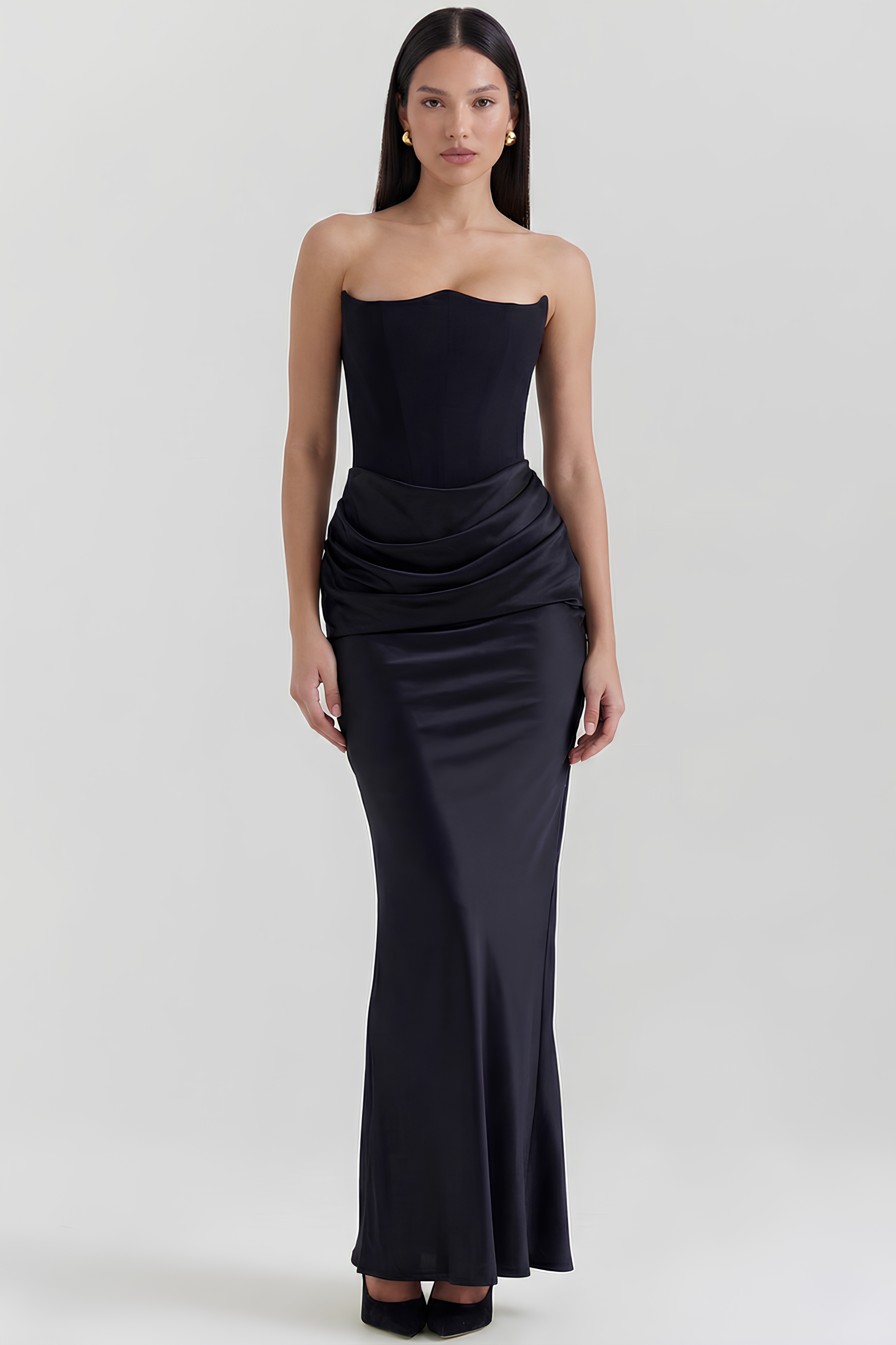 Vestido Longo Modelador Elsa - Verde Musgo