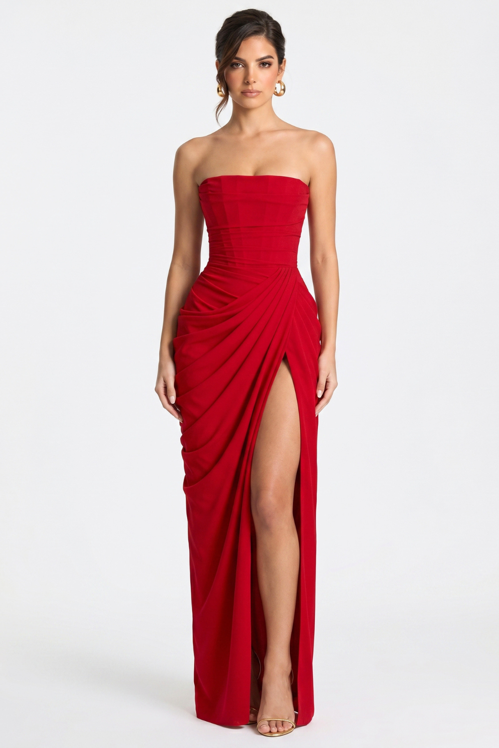 Vestido Longo Bustier Bianca - Amarelo