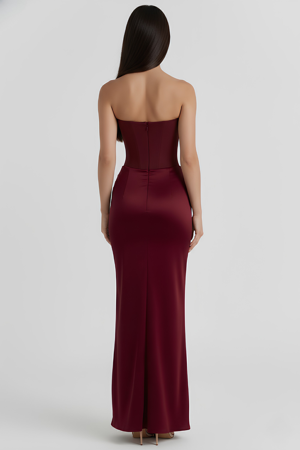 Vestido Longo Modelador Elsa - Verde Musgo