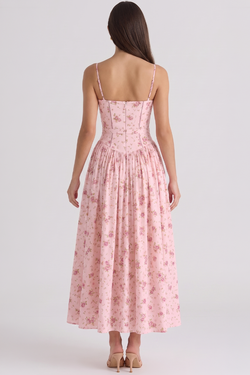 Vestido Modelador Camille - Branco Floral