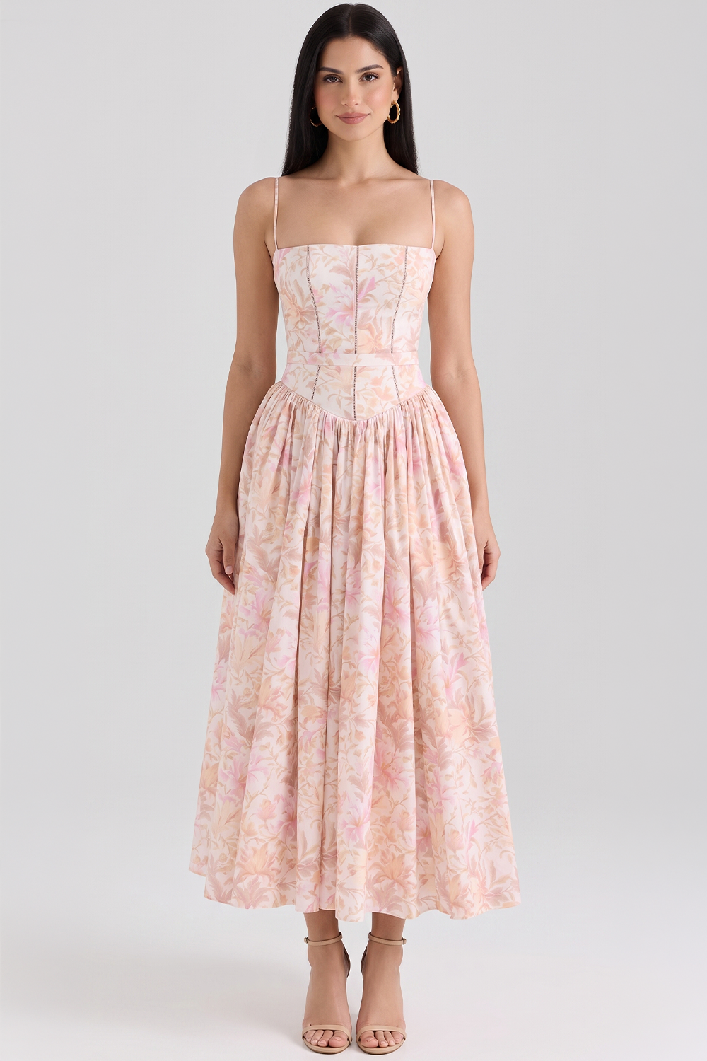 Vestido Modelador Camille - Amarelo Floral