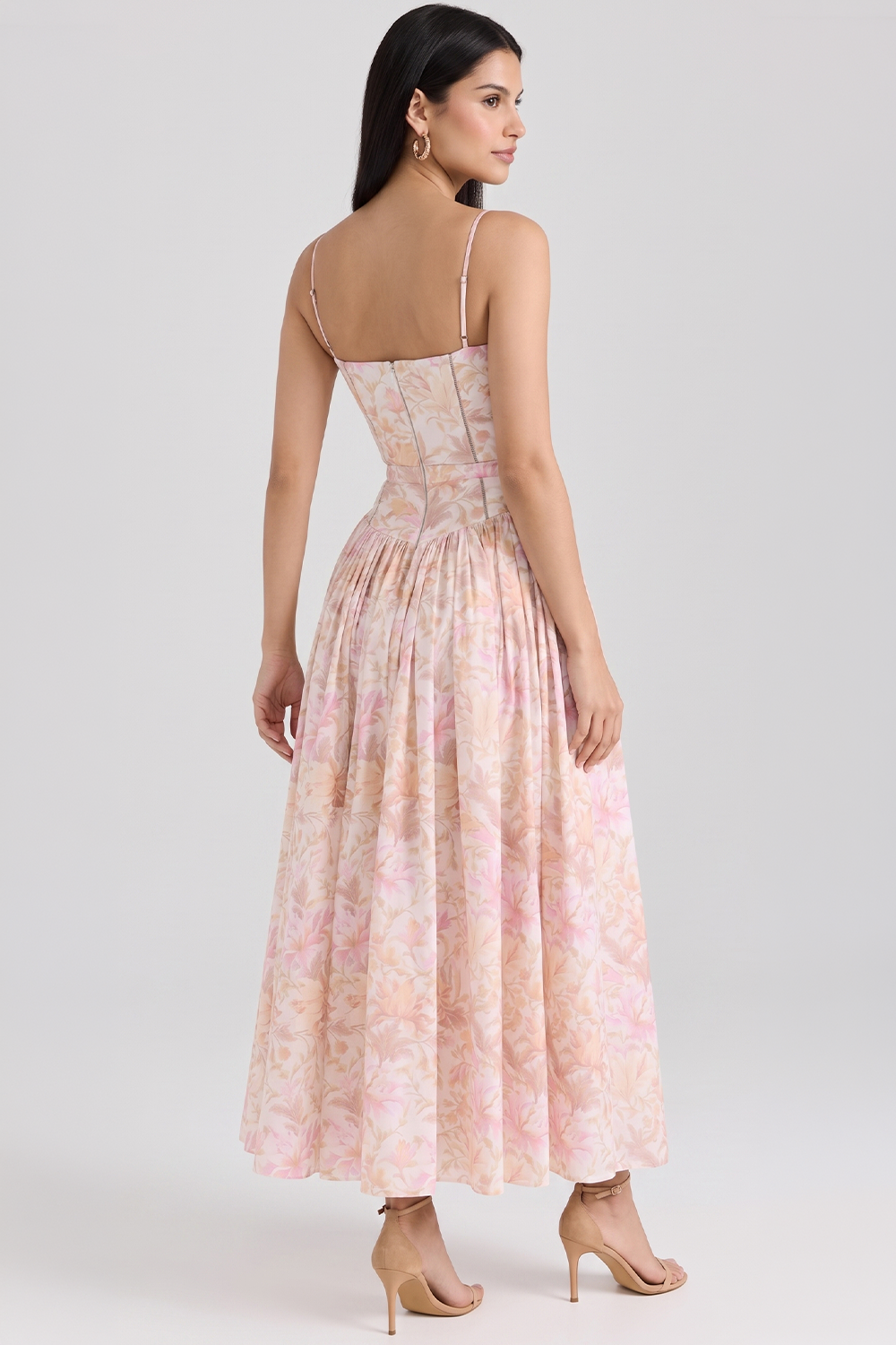 Vestido Modelador Camille - Branco Floral