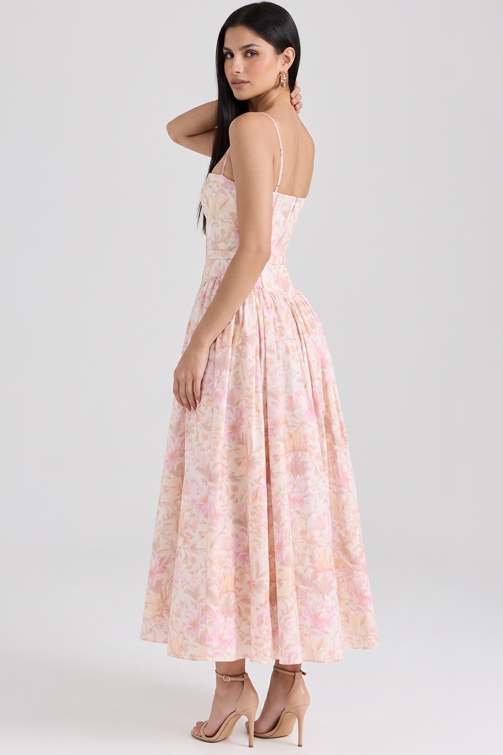 Vestido Modelador Camille - Branco Floral