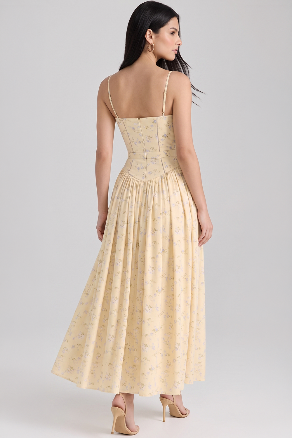 Vestido Modelador Camille - Branco Floral