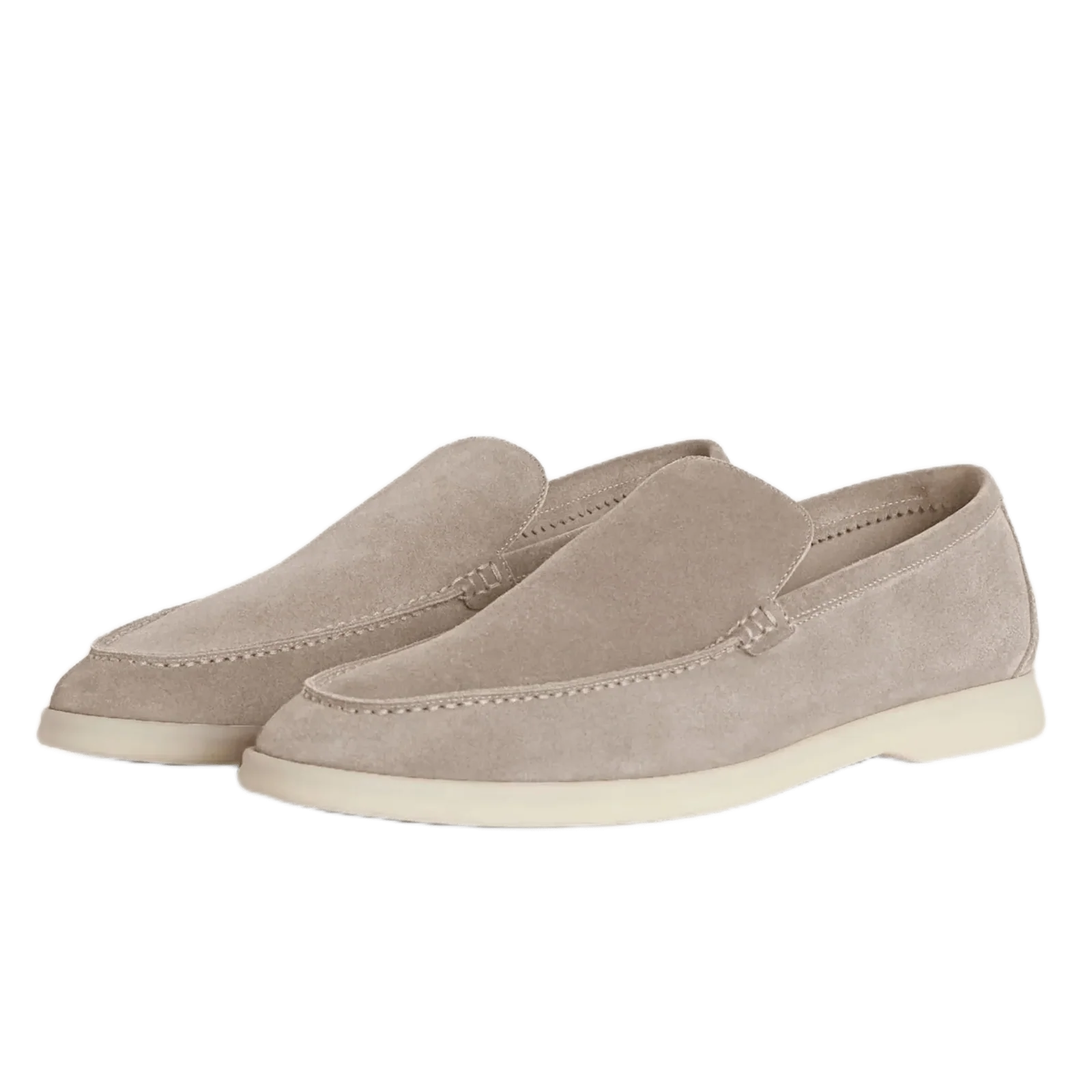 Mocassim Suede Loafer Loro Piana