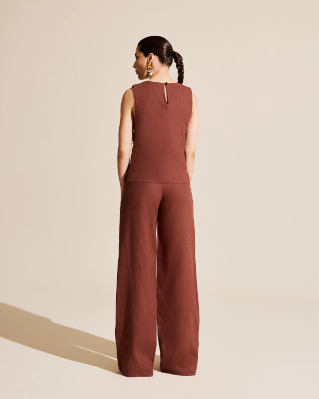 Calça Drica | Rami Marrom