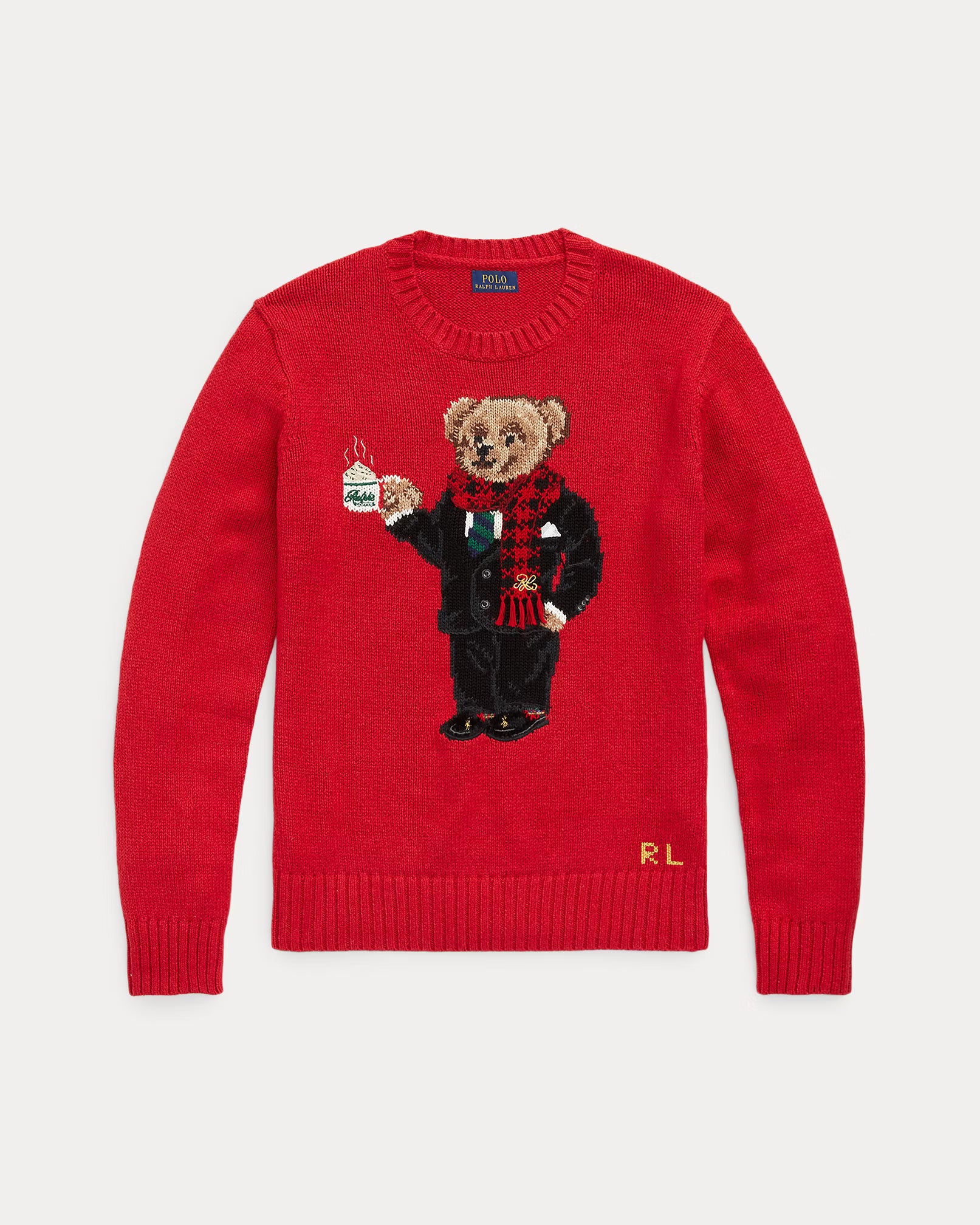 Suéter Ralph Lauren Infantil | Polo Bear Vermelho
