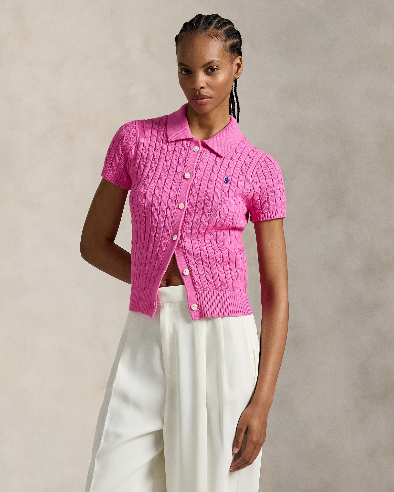 Cardigan Ralph Lauren | Manga Curta