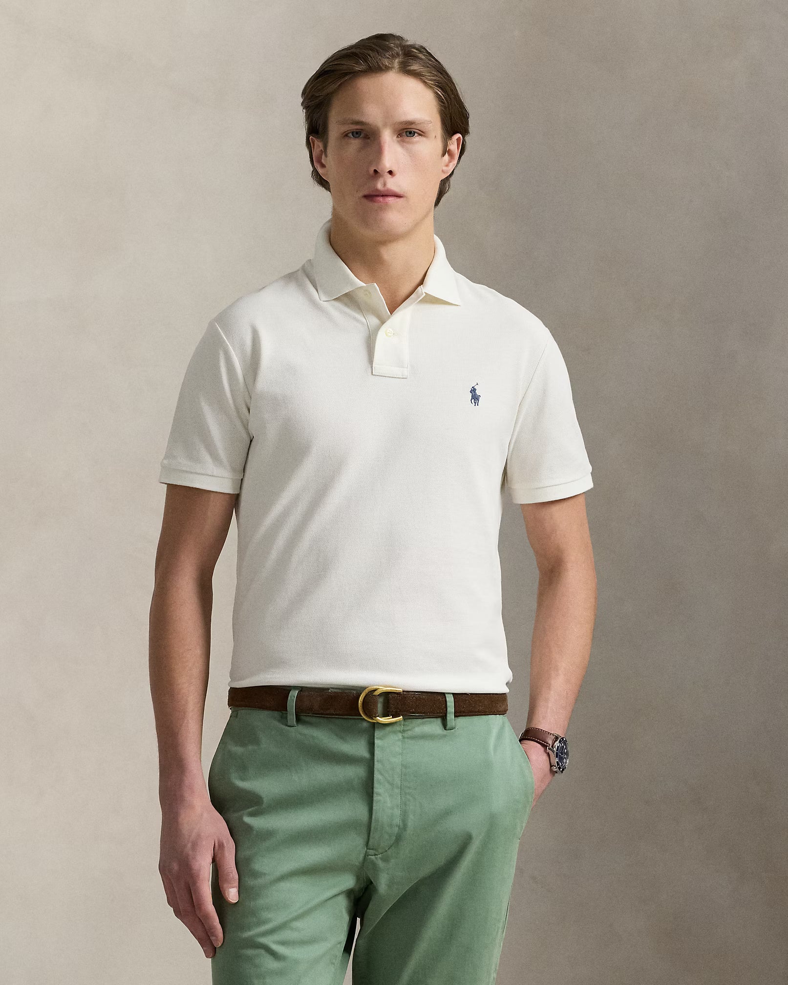 Camisa Polo Slim Ralph Lauren